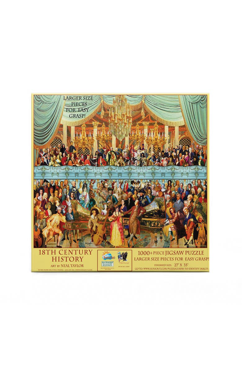 Sunsout 18th Century History 1000 piece Jigsaw Puzzle for Adults Large Pieces, Alternate, color, Multicolor