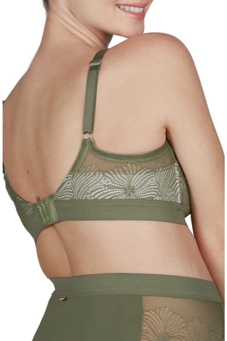 Dahlia underwired maternity and nursing bra, Alternate, color, KHAKI