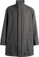 Emporio Armani Caban Stand Collar Coat