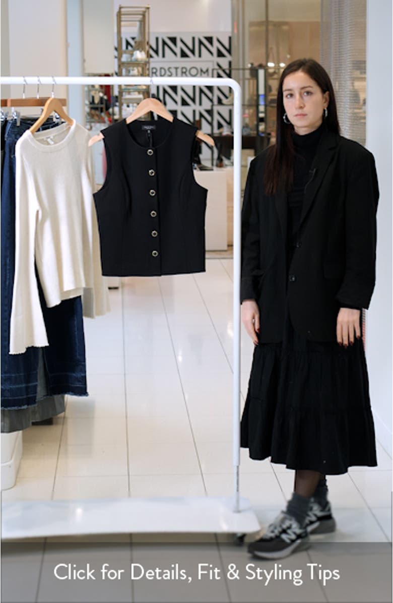 Irina Button-Up Vest, sales video thumbnail