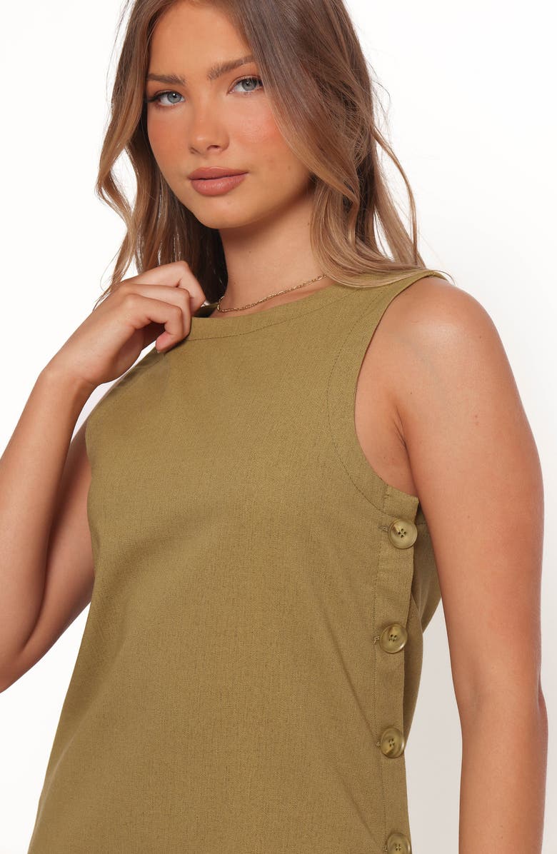 Petal & Pup Penelope Sleeveless Minidress, Alternate, color, Green