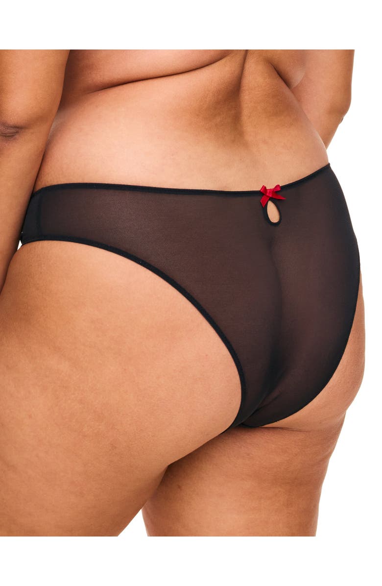 Adore Me Esmay Cheeky Panties, Alternate, color, Black