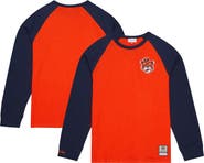 Mitchell & Ness Men's Mitchell & Ness Orange Auburn Tigers Legendary Slub Raglan Long Sleeve T-Shirt