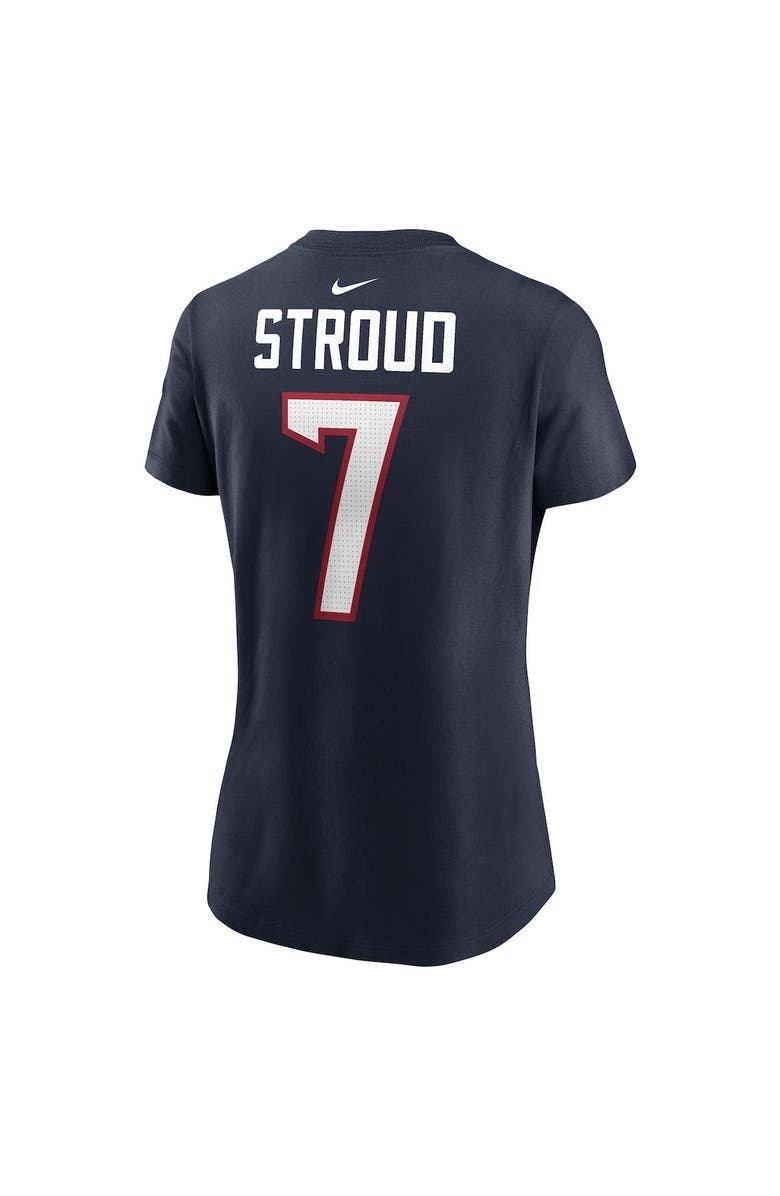 Nike Women's Nike CJ Stroud Navy Houston Texans 2023 NFL Draft First Round Pick Player Name & Number T-Shirt, Alternate, color, 