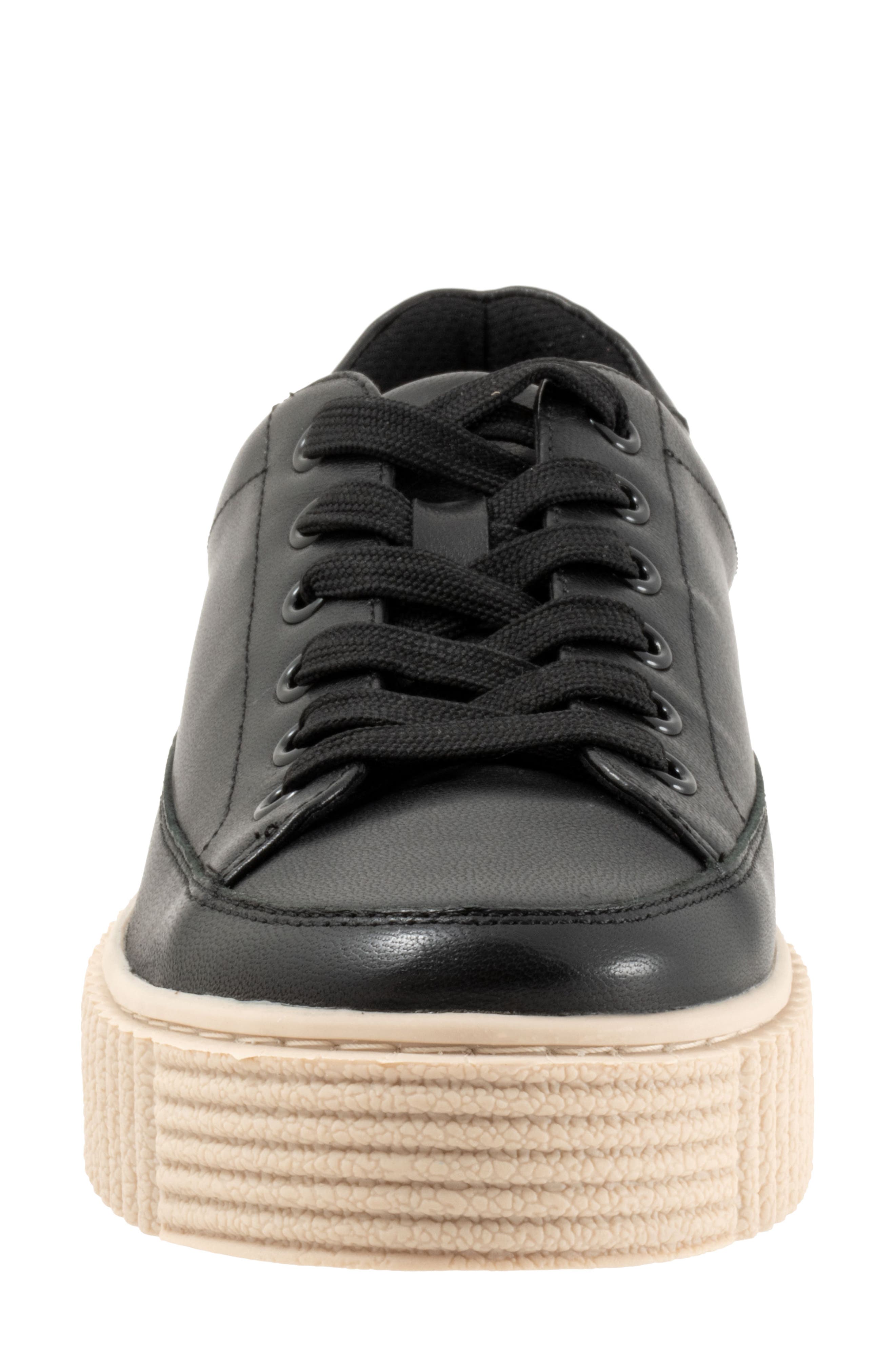Trotters Baylor Platform Sneaker, Alternate, color, Black