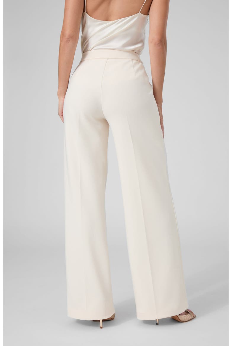 Viola Mid Rise Flare Pants, Alternate, color, EGGSHELL ECRU