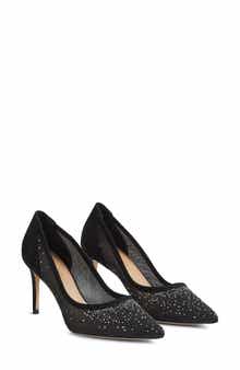 LK Bennett Liberty Embellished Pointed Toe Pump