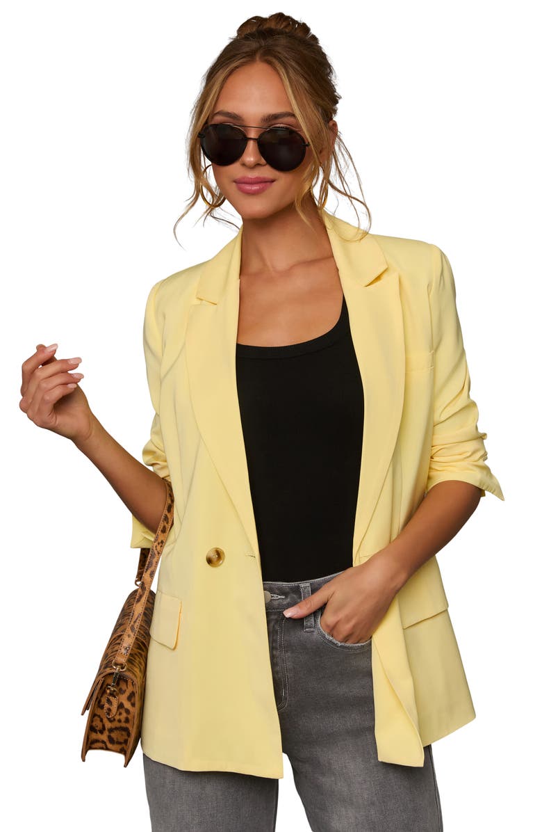 VICI Collection Glow Better Double Breasted Blazer, Alternate, color, 