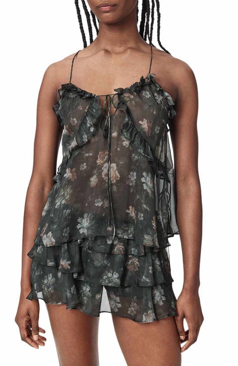 Nyx Tiered Silk Top