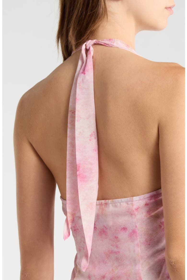 Valorie Halter Minidress, Alternate, color, PINK