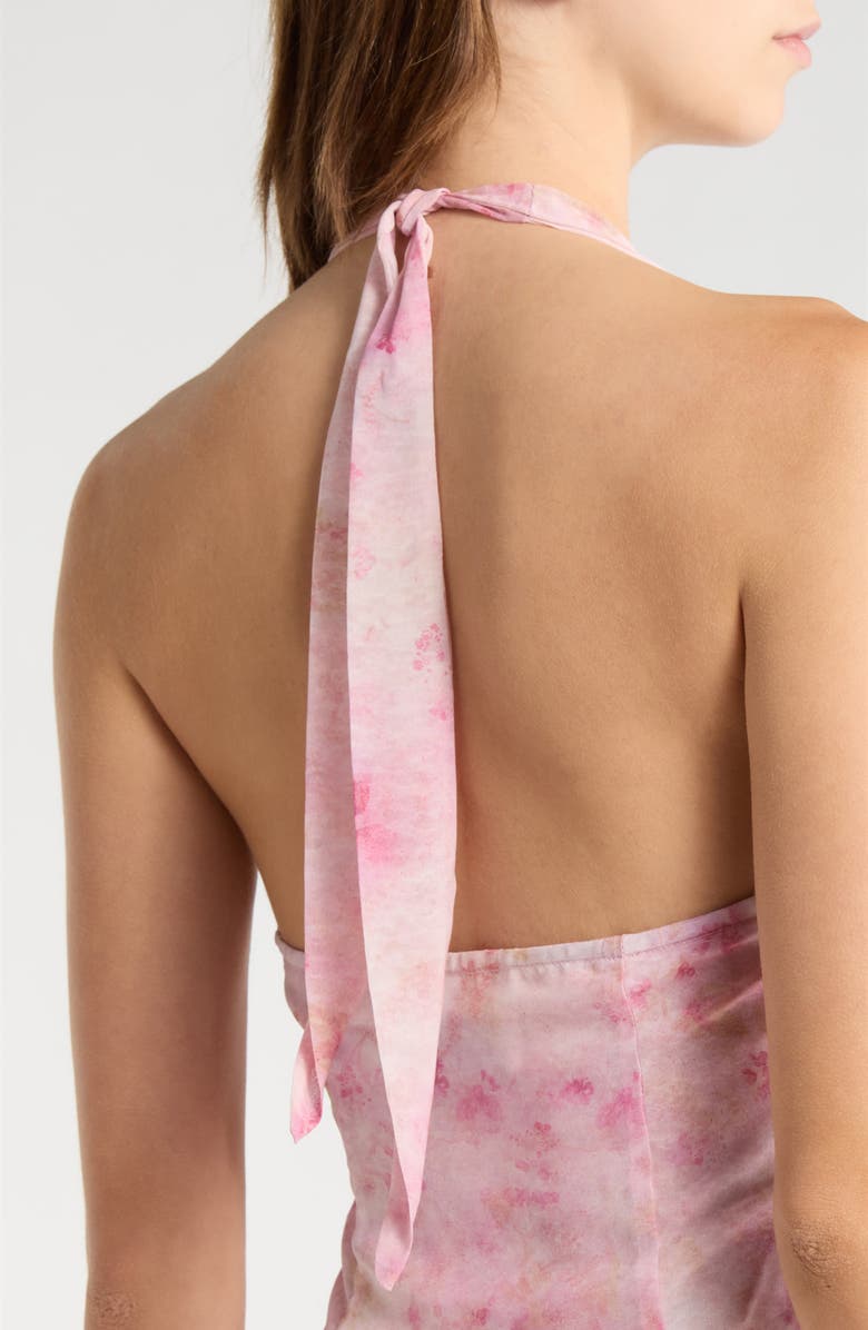 Princess Polly Valorie Halter Minidress, Alternate, color, Pink