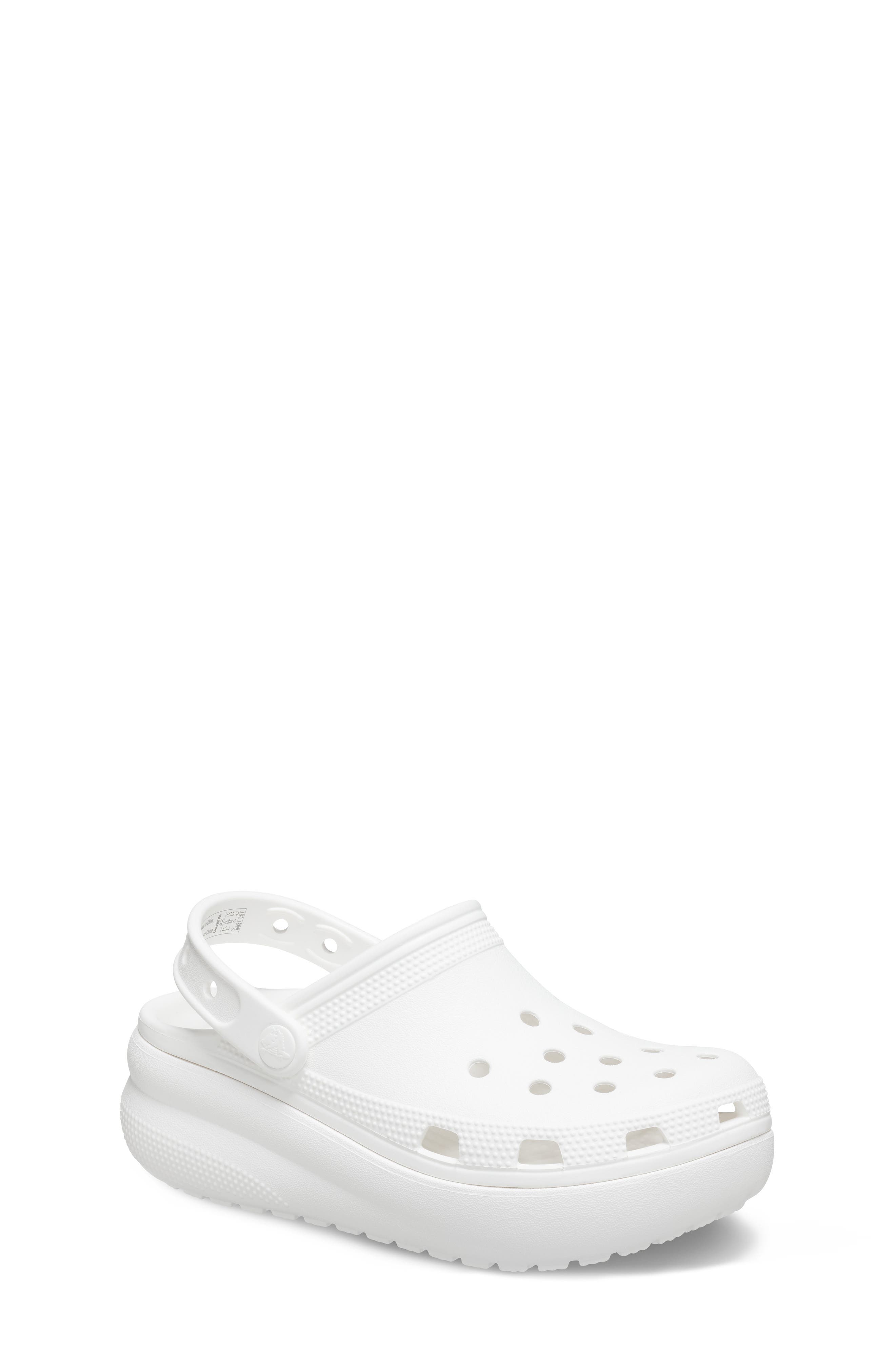 Kids' Classic Cutie Clog, Main, color, WHITE
