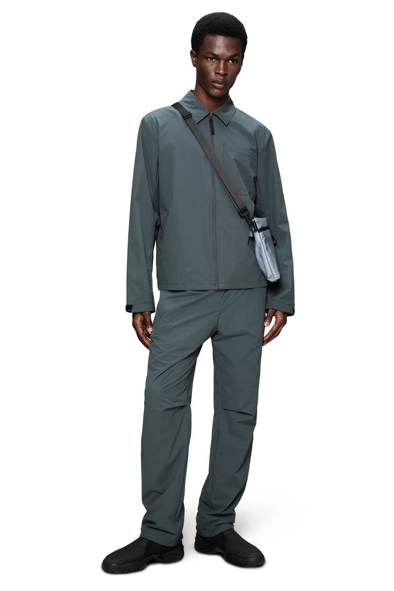 Mito Water Repellent Overshirt, Alternate, color, DARK GREY