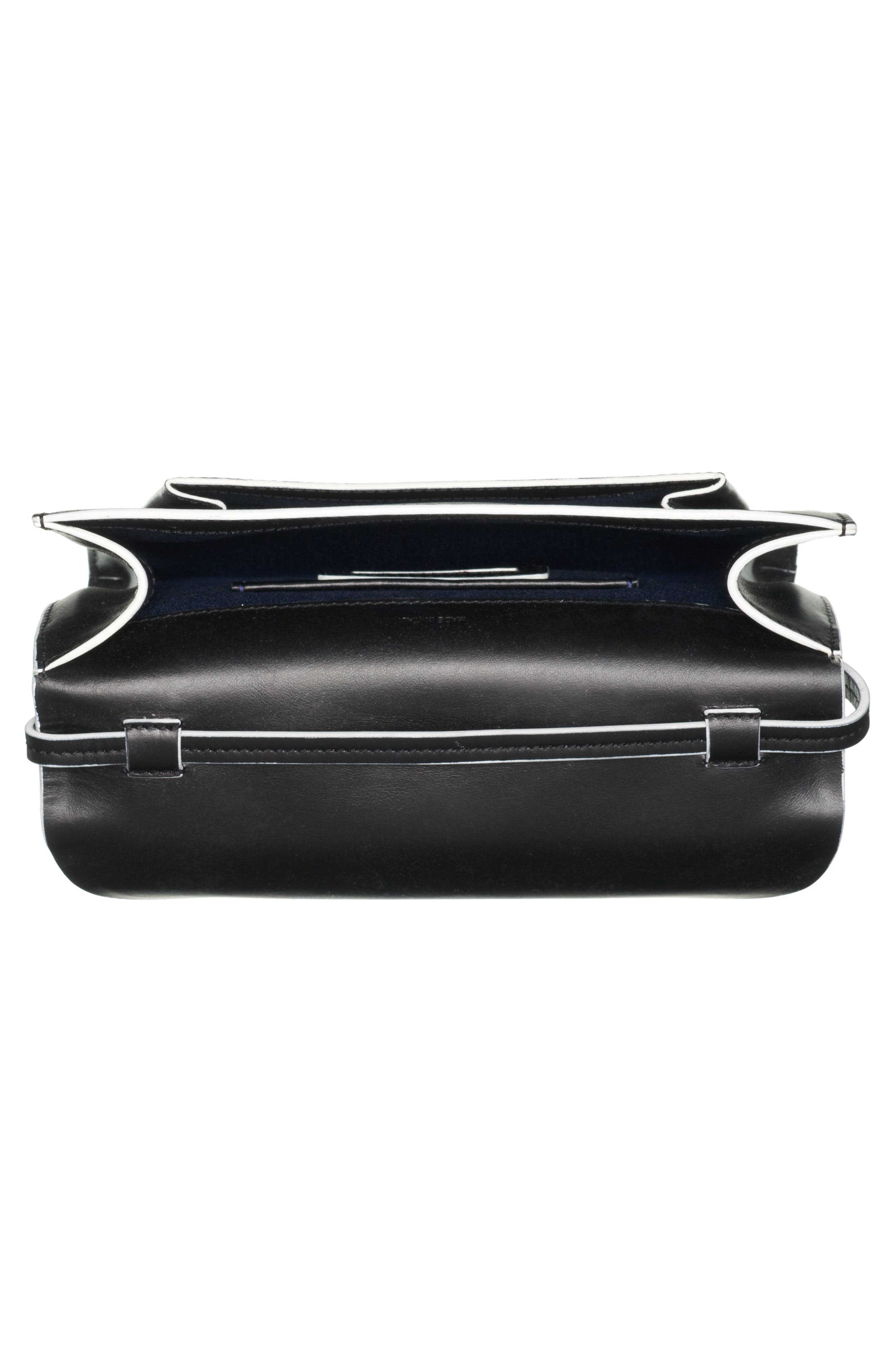 Marni Law Leather Pochette Crossbody Bag, Alternate, color, 