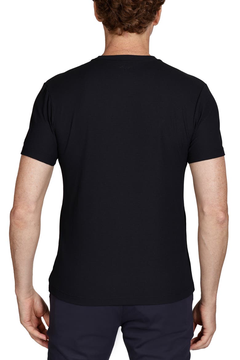 Piquet Everyday Tech T-Shirt, Alternate, color, Black