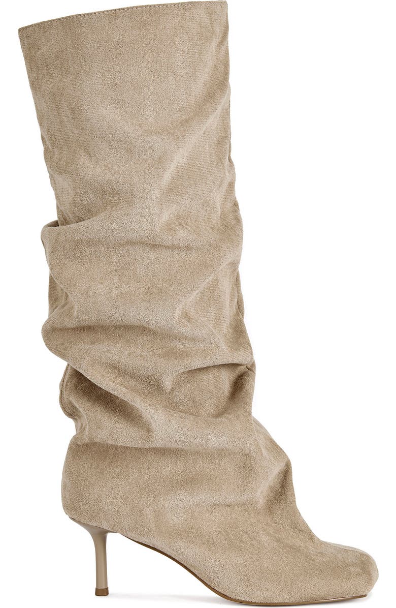 AZALEA WANG Randall Knee High Boot, Alternate, color, Beige