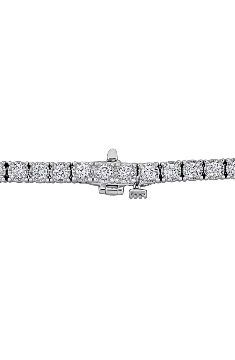 Julianna B. 3 1/7ct. t.w. Lab-Grown Diamond Tennis Bracelet 14k, Alternate, color, White Gold