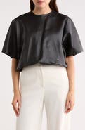 Longchamp Leather Crop Top