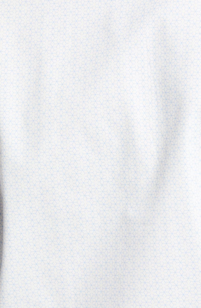 Nordstrom Trim Fit Geometric Non-Iron Dress Shirt, Alternate, color, 