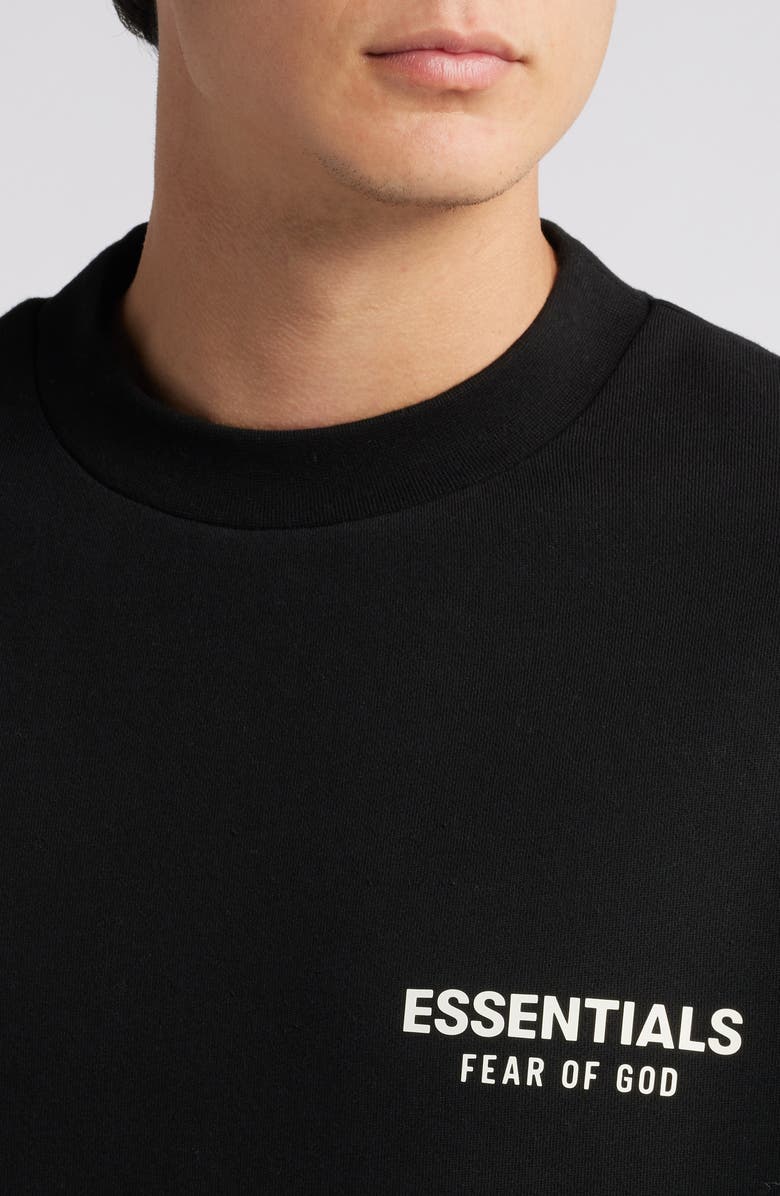 Fear of God Essentials Cotton Blend Fleece Graphic Sweatshirt, Alternate, color, 