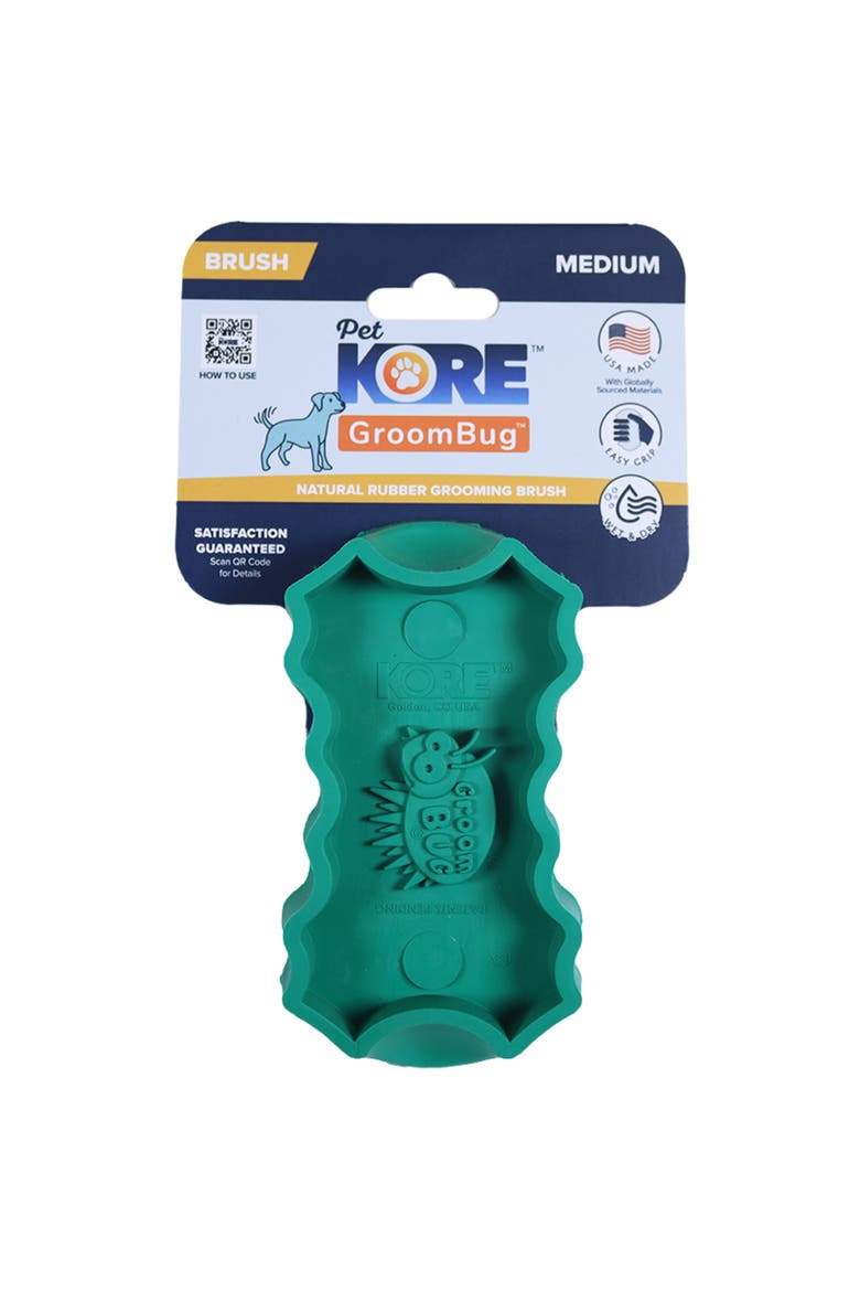Deshedding Tool For Medium Sized Dogs, Alternate, color, Green