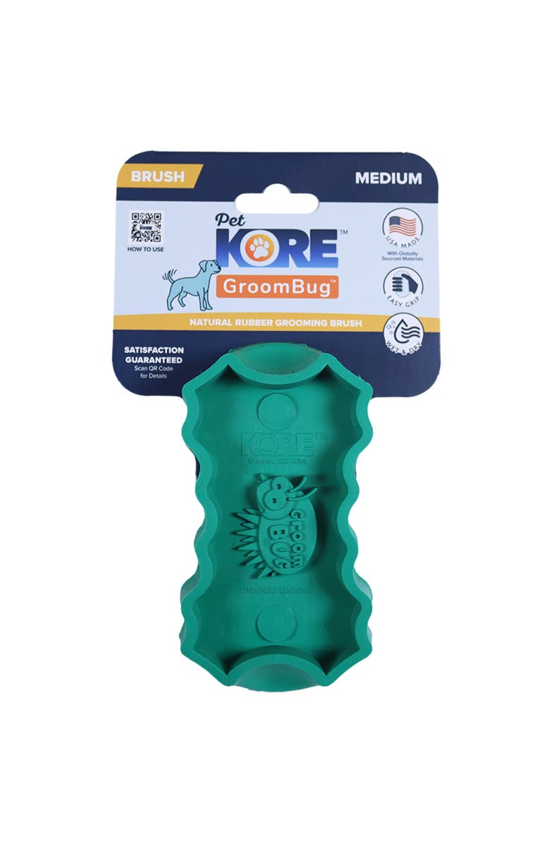 PetKORE Deshedding Tool For Medium Sized Dogs, Alternate, color, Green