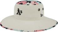 New Era Men's New Era Natural Oakland Athletics Retro Beachin' Bucket Hat