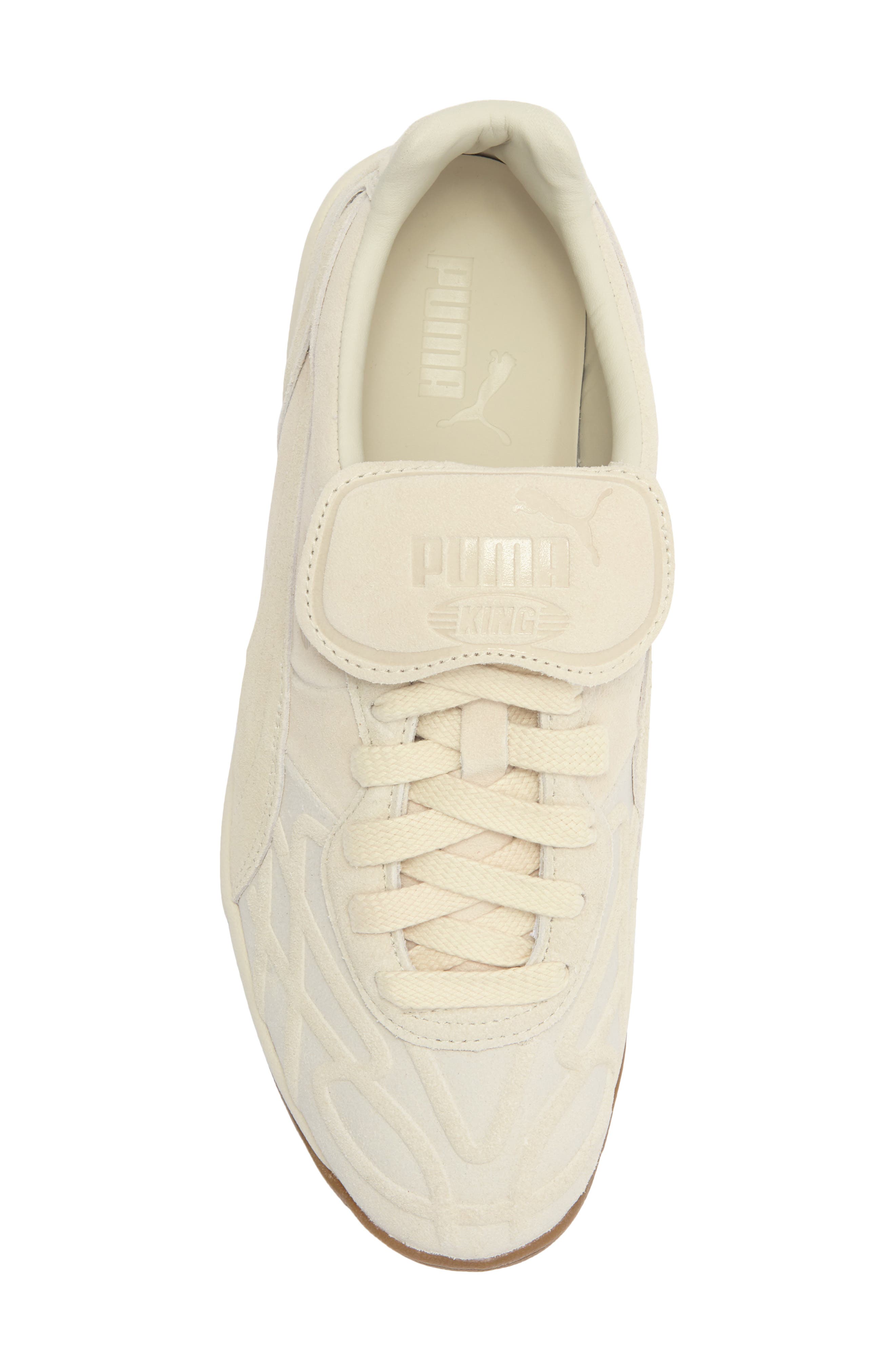 King Indoor Clean Soccer Sneaker, Alternate, color, ALPINE SNOW