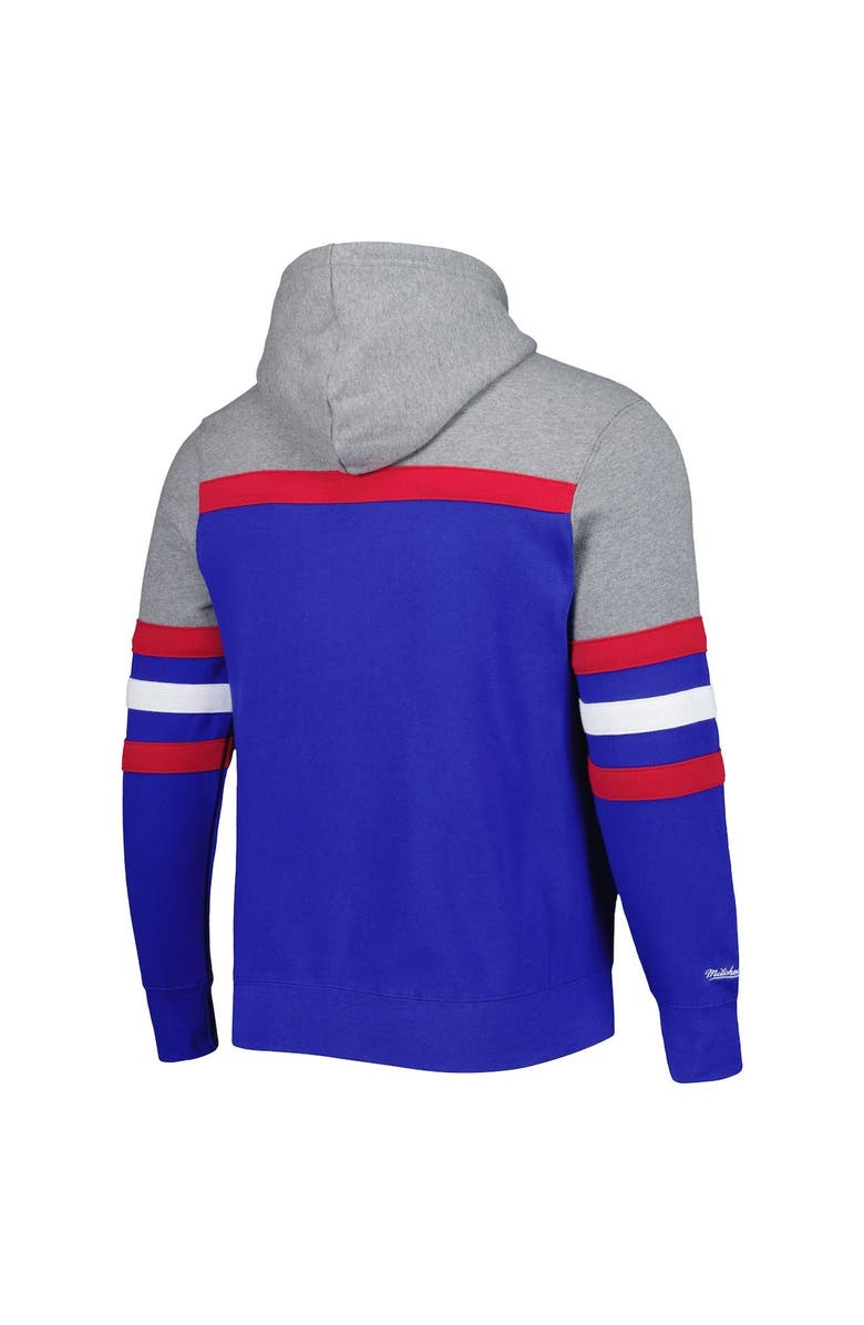 Mitchell & Ness Men's Mitchell & Ness Royal Los Angeles Dodgers Head Coach Pullover Hoodie, Alternate, color, 