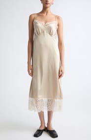 Simone Rocha Lace Trim Slipdress