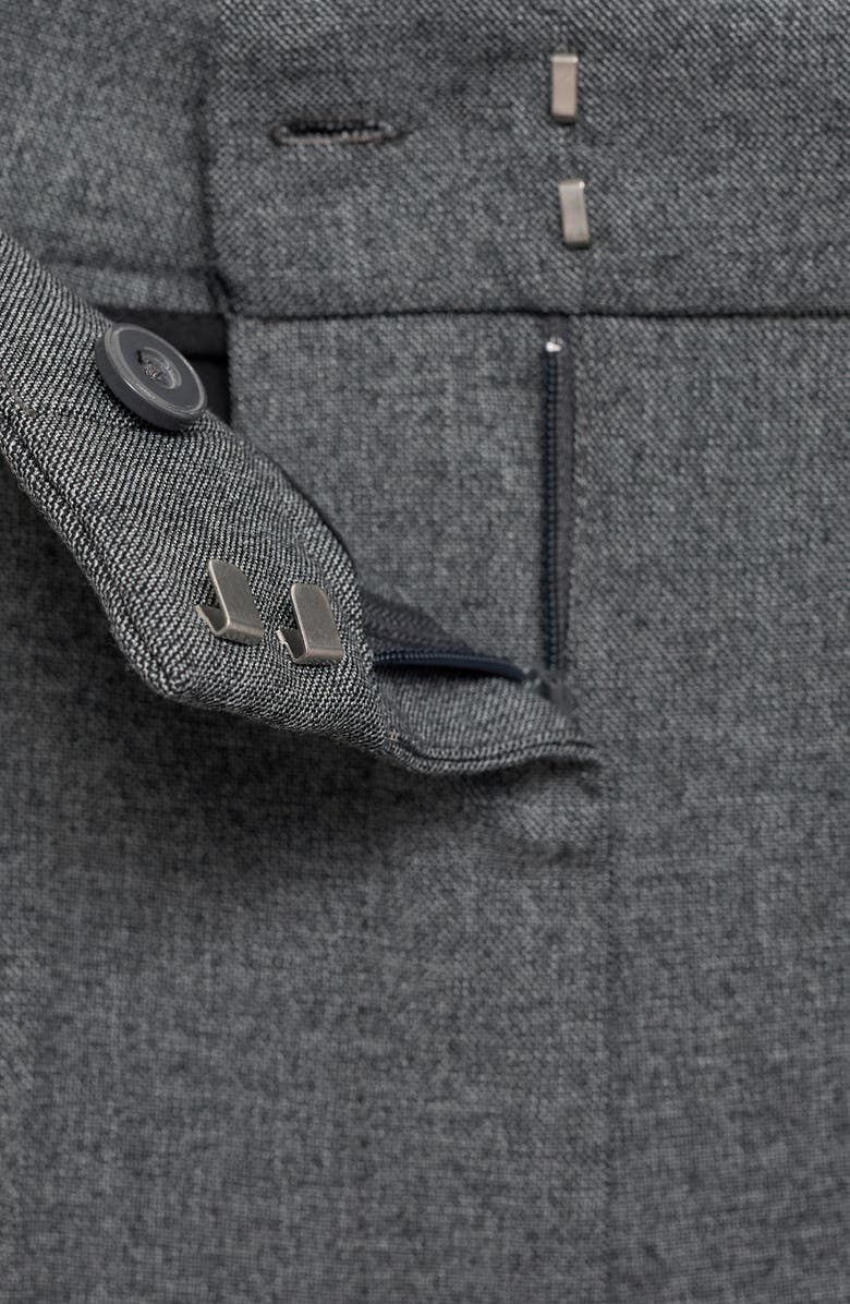 MANGO Carlos Straight Leg Trousers, Alternate, color, Grey