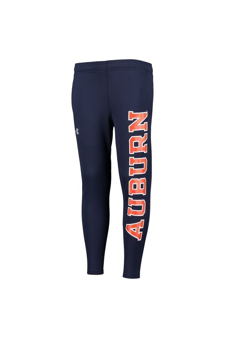 Youth Under Armour Navy Auburn Tigers Brawler Pants, Alternate, color, Navy