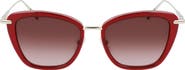 Longchamp Roseau 52mm Gradient Square Sunglasses