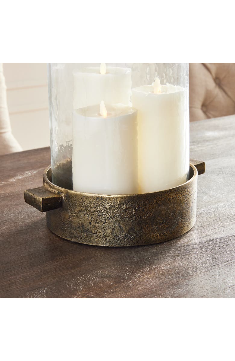 Napa Home & Garden Benicia Hurricane, Alternate, color, Gold