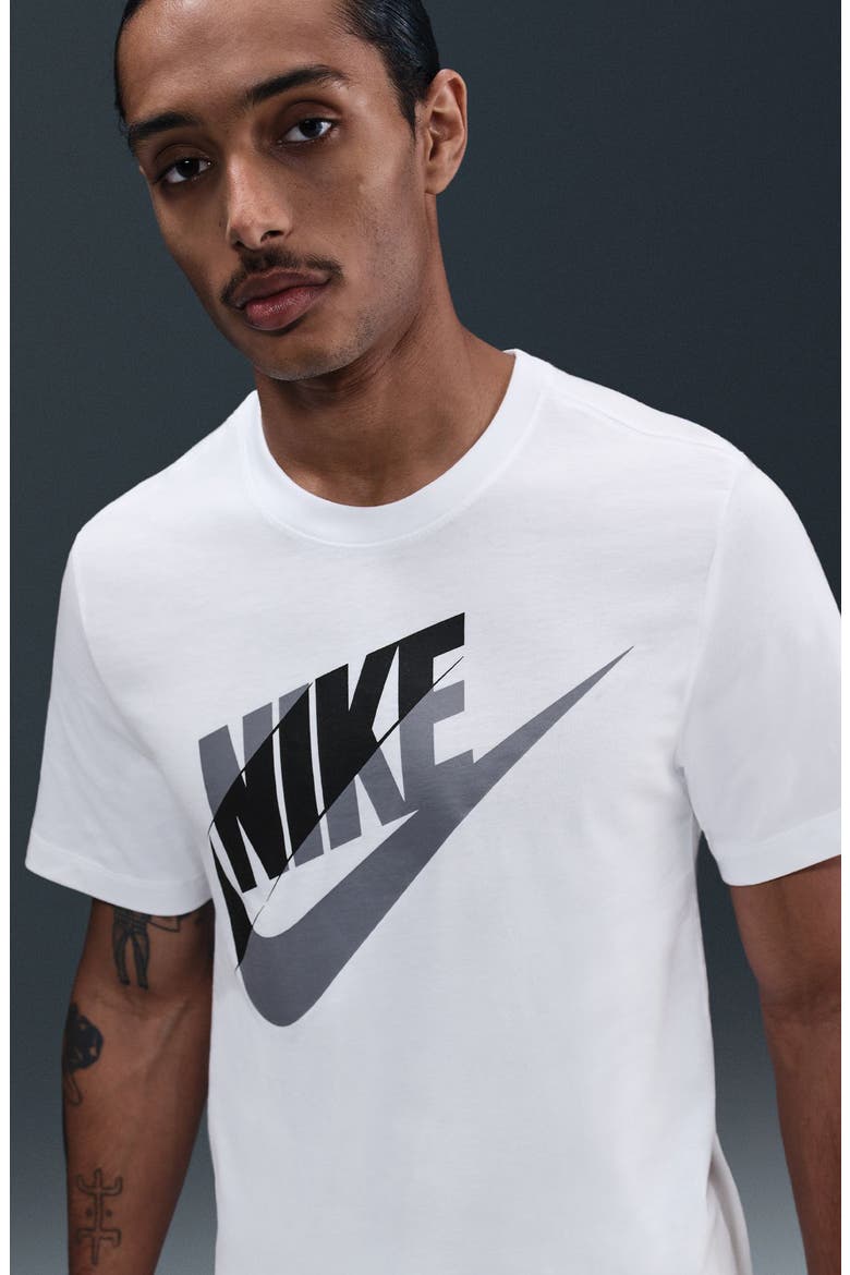 NSW Block Futura Graphic Tee, Alternate, color, WHITE