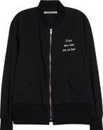 Undercover Graphic Cotton Bomber Jacket
