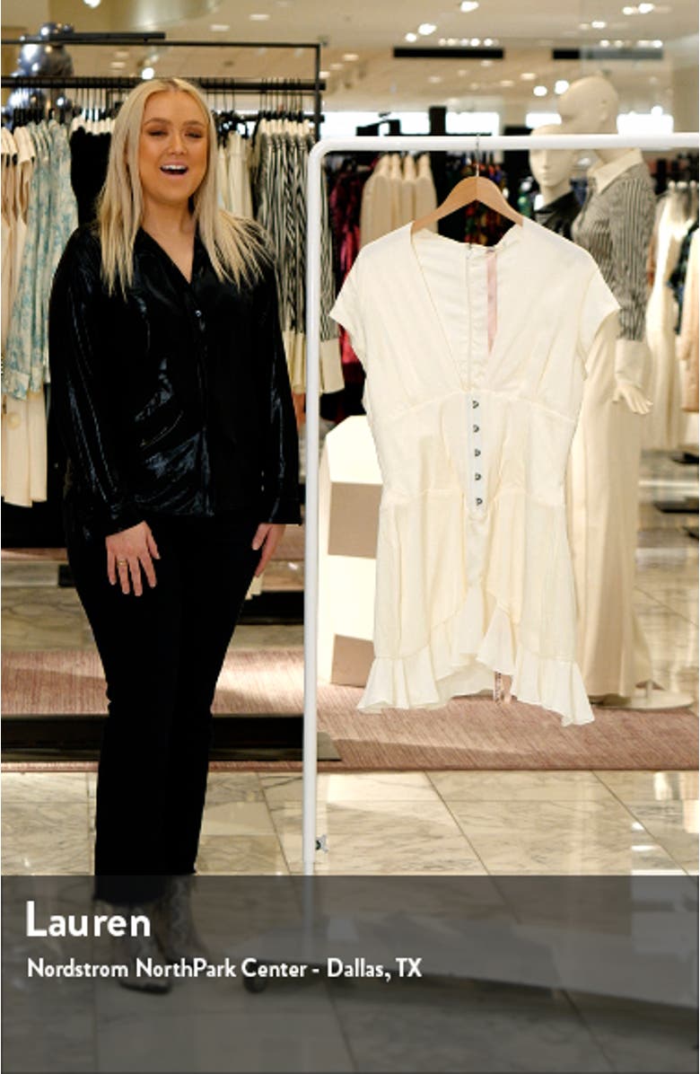 Tiana Corset Satin Dress, sales video thumbnail