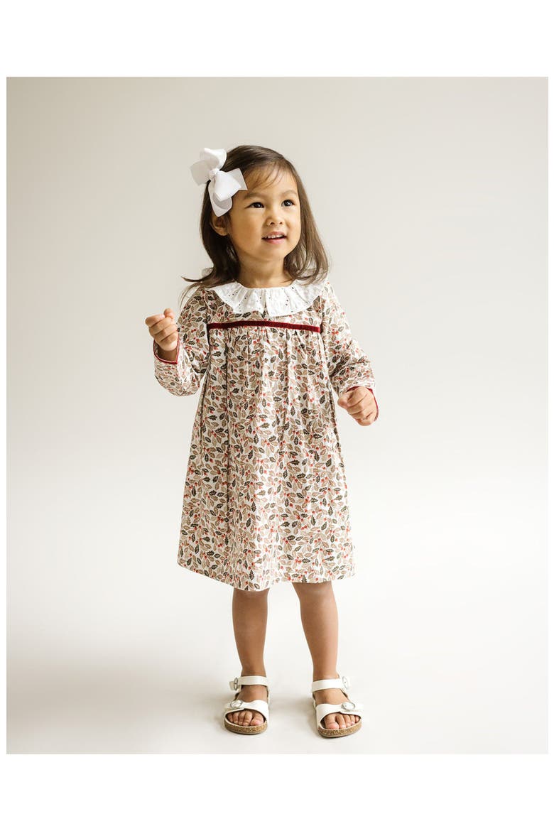 Fall Acorns Dress for Toddler, Alternate, color, Red Multi
