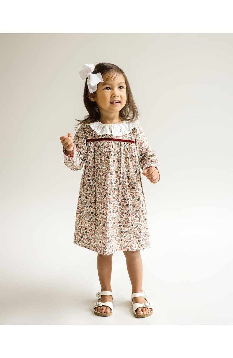 Cuclie Fall Acorns Dress for Toddler, Alternate, color, Red Multi
