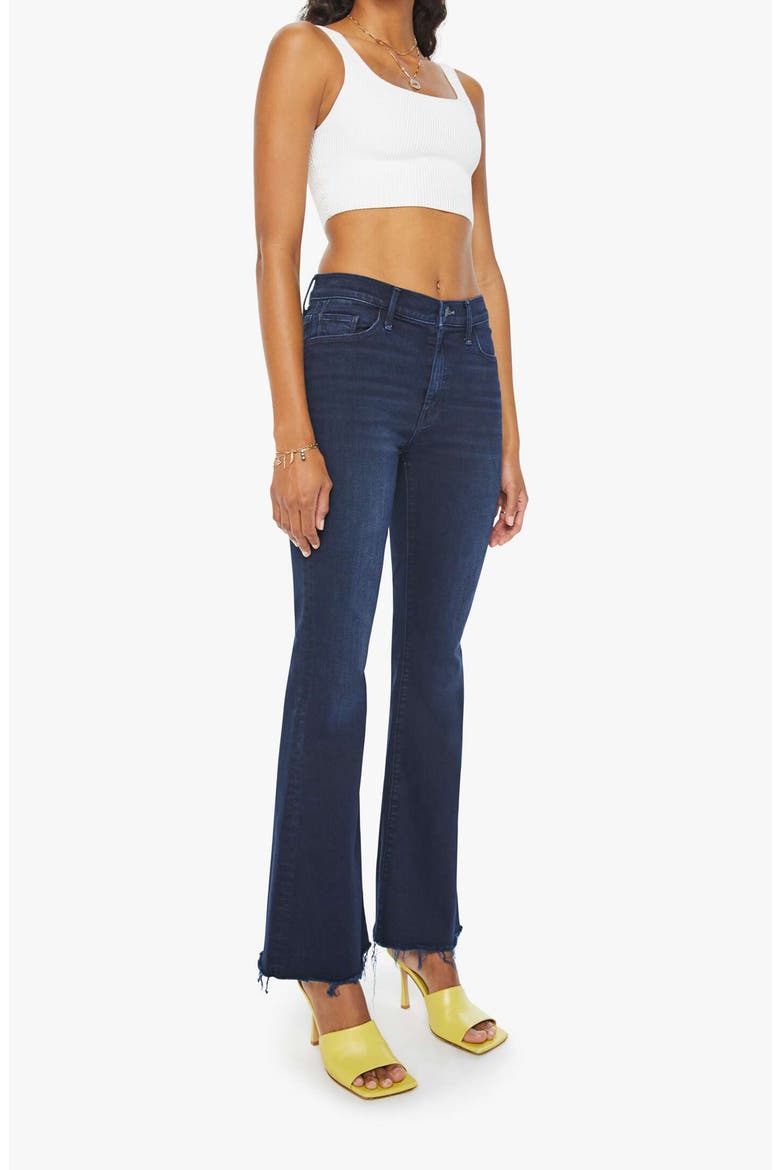 Fray Hem Bootcut Jeans, Alternate, color, CHIP ON MY SHOULDER