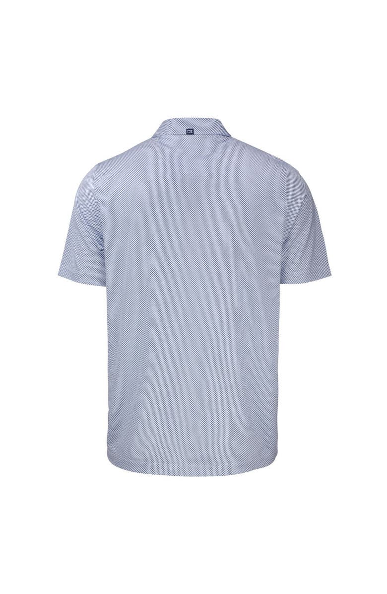 Cutter & Buck Men's Cutter & Buck  White/Royal Buffalo Bills Helmet Big & Tall Pike Eco Symmetry Print Stretch Recycled Polo, Alternate, color, 