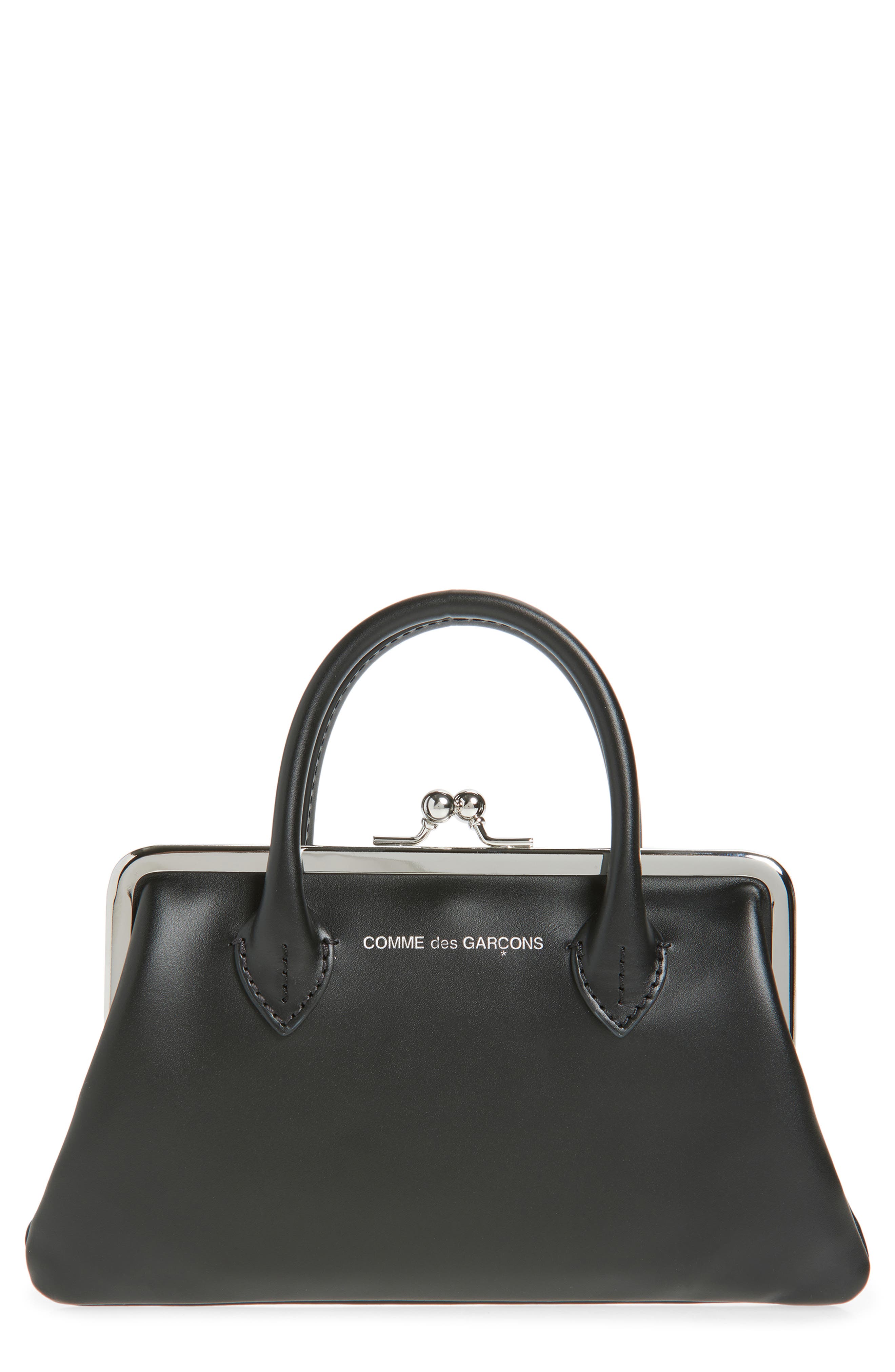 Comme des Garçons Frame Top Handle Bag, Main, color, Black
