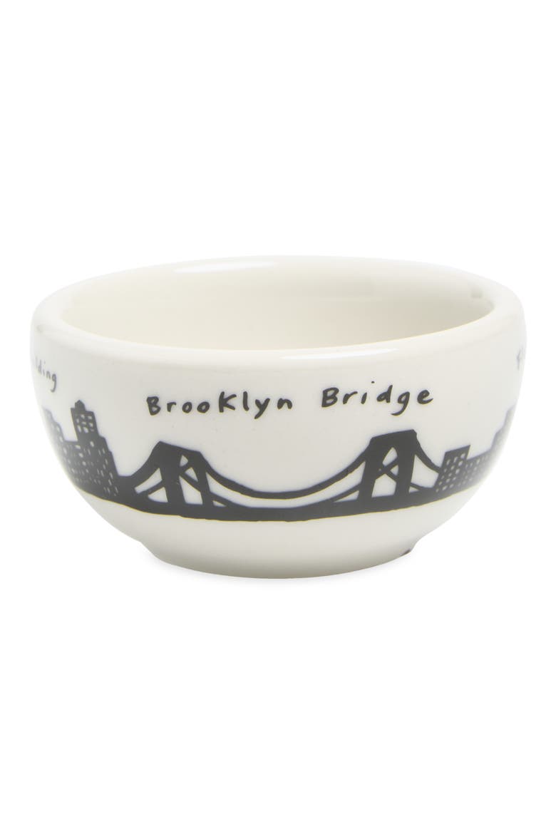 Skyline Nut Bowl, Alternate, color, WHITE/ BLACK