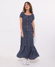 Joe Browns Square Neck Smocked Maxi Dress