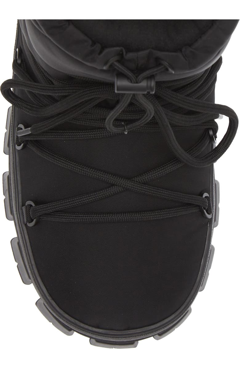 Prada Recycled Nylon Snow Boot, Alternate, color,