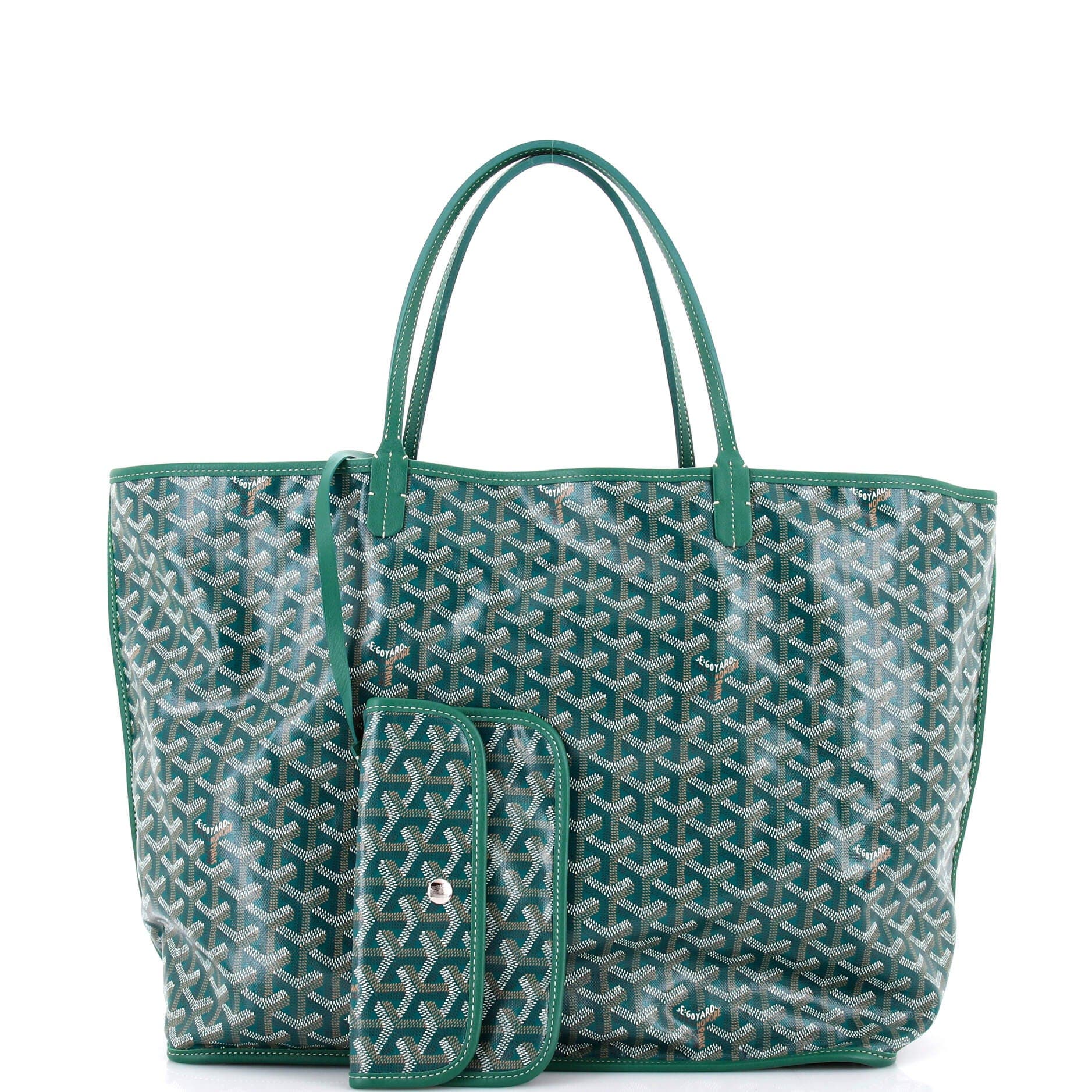 Anjou Reversible Tote Coated Canvas GM, Alternate, color, Green