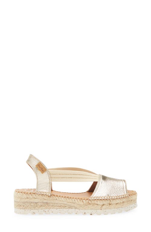 Toni Pons Estel Espadrille Wedge Sandal In Platinum