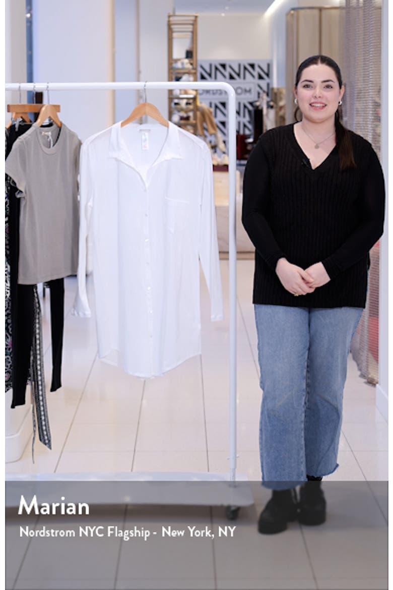 'Deluxe Boyfriend' Jersey Sleep Shirt video
