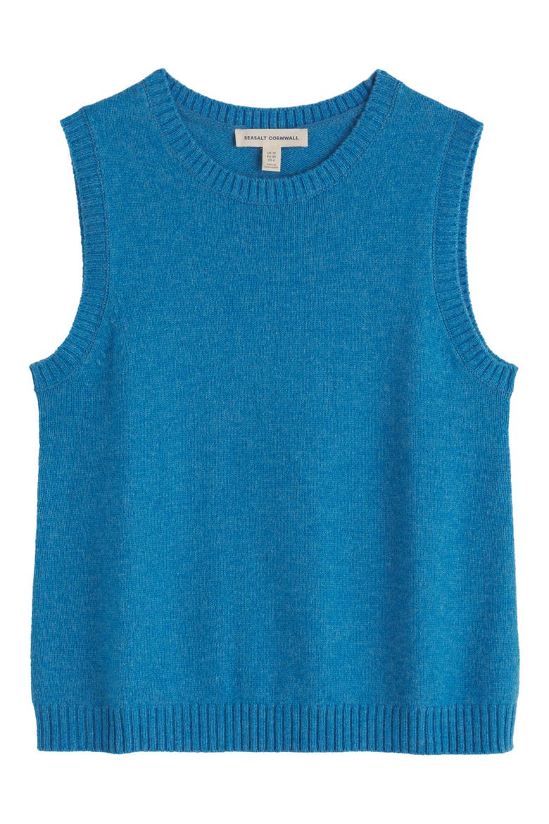 East View Merino Wool Blend Sweater Vest, Alternate, color, KNIT MELANGE SAIL