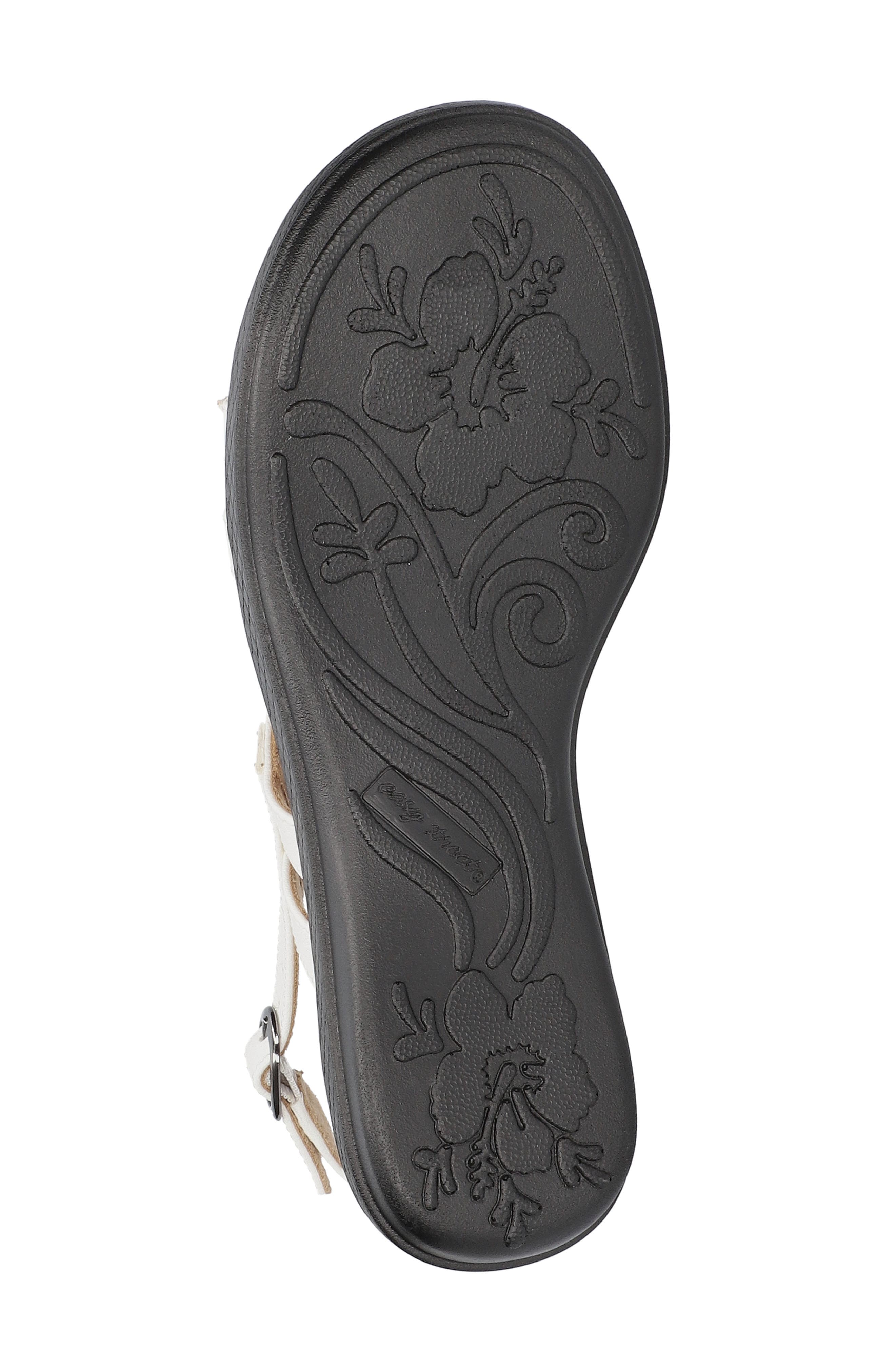 EASY STREET Lobo Wedge Sandal, Alternate, color, White